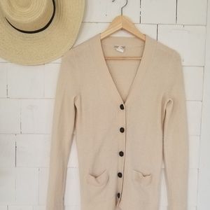 J.Crew 100% Cashmere Cardigan